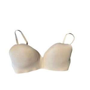 Thirdlove 24/7 Pima Cotton Wireless Bra Beige Comfort‎ Support Everyday 34C
